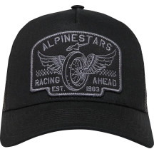 Heritage Patch Trucker Hat — Black, One Size