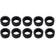Lower Fitting Seals — 10 Pack, Black