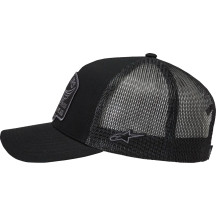 Heritage Patch Trucker Hat — Black, One Size