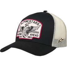 Heritage Patch Trucker Hat — One Size, Black, Snapback