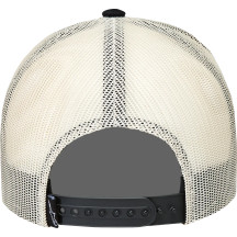 Heritage Patch Trucker Hat — One Size, Black, Snapback