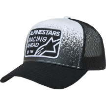 Gravel Hat — Black, White, One Size, Snapback