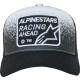 Sombrero Gravel — Negro, Blanco, Talla única, Snapback