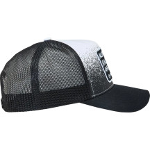 Gravel Hat — Black, White, One Size, Snapback