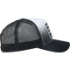 Sombrero Gravel — Negro, Blanco, Talla única, Snapback