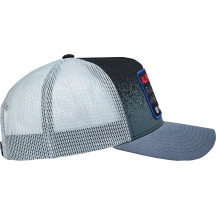 Gravel Hat — One Size, Black, Mesh Back, Snapback