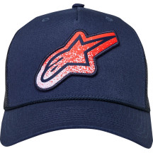 Meteorite Trucker Hat — One Size, Blue, Orange, Navy