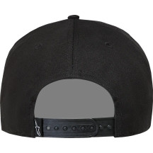 Label Snapback Hat — Black, One Size, Snapback