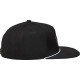 Gorra snapback Label — Negra, talla única, snapback