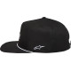 Gorra snapback Label — Negra, talla única, snapback