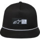 Gorra snapback Label — Negra, talla única, snapback