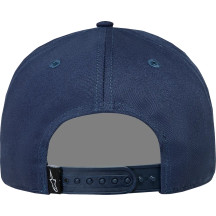 Label Snapback Hat — Navy, One Size