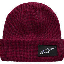 Unload Rib Cuff Beanie — Maroon, One Size