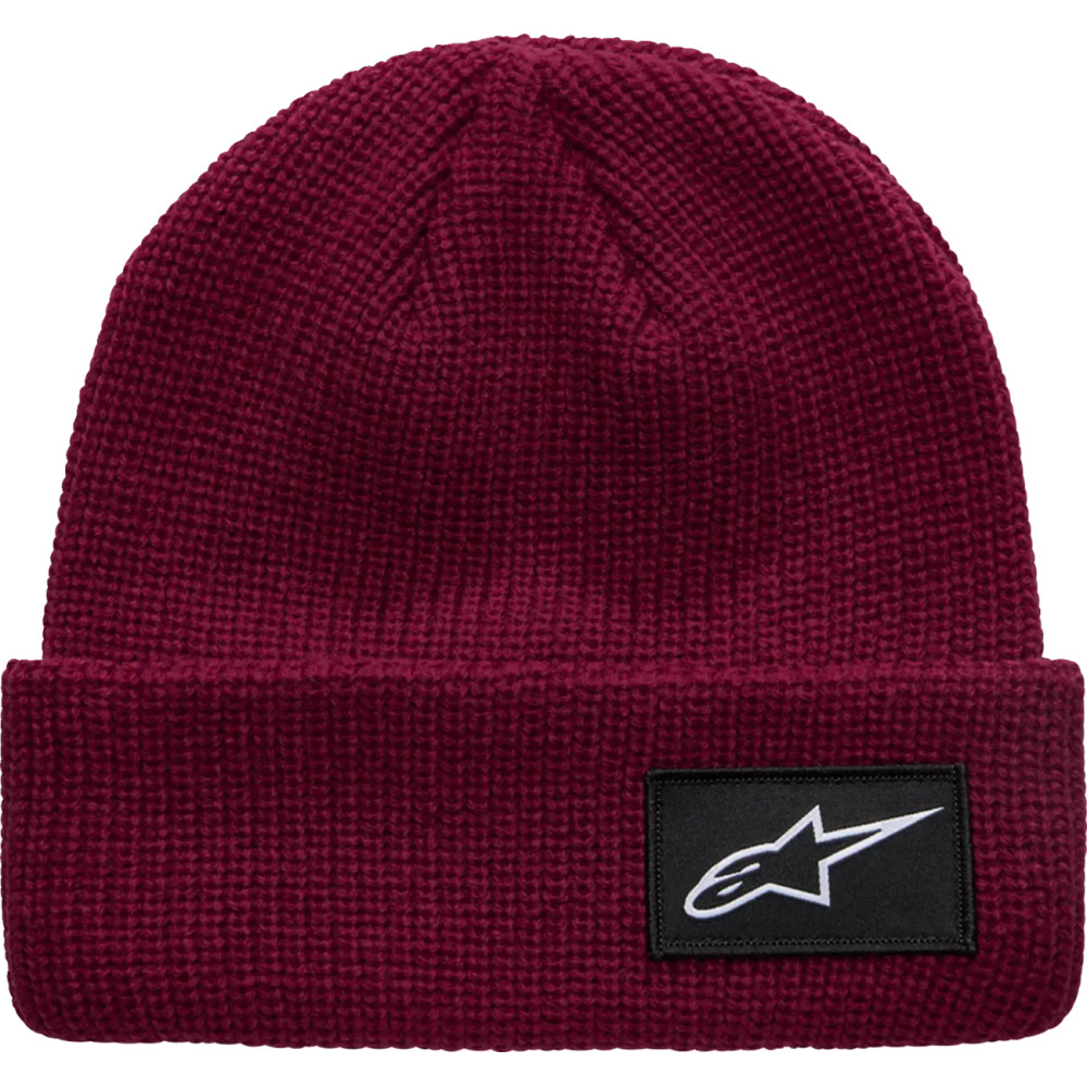 Unload Rib Cuff Beanie — Maroon, One Size