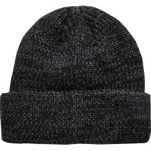 Unload Rib Cuff Beanie — Shallow Fit, One Size, Charcoal Melange