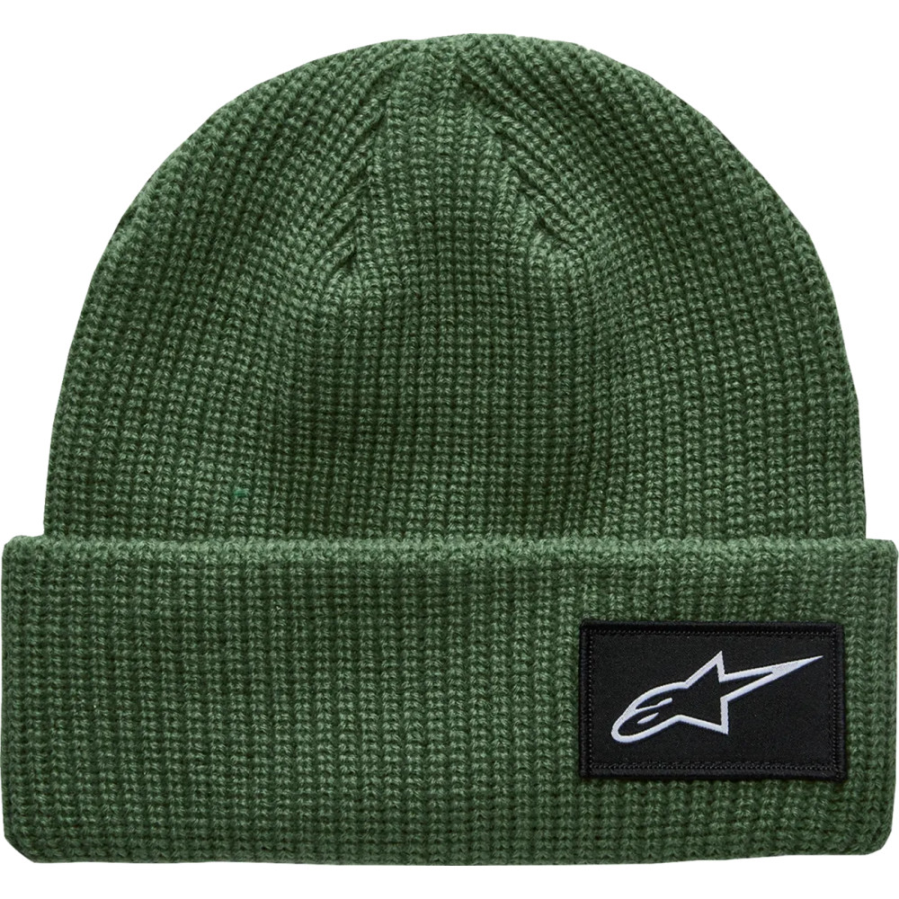 Unload Rib Cuff Beanie — Green, One Size