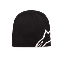 Corp Shift Beanie — One Size, Black, White