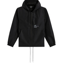 Speeder Resolve Windbreaker Jacket — Black, S