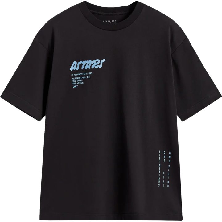 Oversized Chalk CSF T-Shirt — Black, 2XL