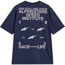 Camiseta Institute Oversized CSF — Azul marino, Oversized, S