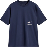 Camiseta Institute Oversized CSF — Azul marino, L