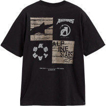 Camiseta Checkback Oversized CSF — Negro, 2XL