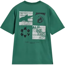 Camiseta Oversized CSF Checkback — Oversized, Verde, S