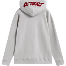 Pioneer Oversized Hoodie — L, Gray, Zip-Front, Oversized