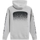 Obsessed Pullover Hoodie — S, Gray, Black, Red