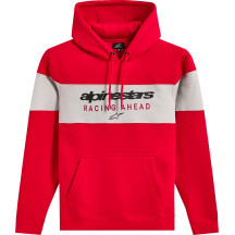 Cubic Hoodie — M, Red, Light Gray