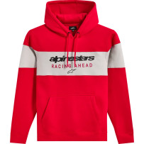 Cubic Hoodie — M, Red, Light Gray