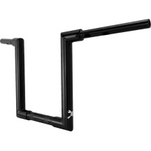 Manillar Jason — 38 mm, 32 mm, 35,5 cm, Negro brillo