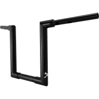 Manillar Jason — 38 mm, 32 mm, 35,5 cm, Negro brillo