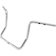 Manillar Ape Hanger Bagger de 1-1/4" — 15" rise, 38" width, cromo