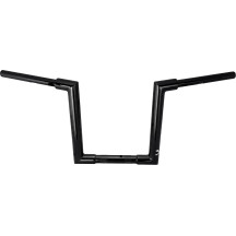 Manillar Jason — 12 in, 1-1/4 in, negro brillo