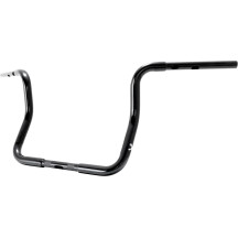 Manillar Ape Hanger Bagger de 1-1/4" — 13 in, abrazadera de 1 in, negro brillo
