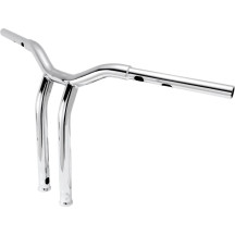 Manillar Dominator — cromado, 1-1/4" de diámetro, 14" de altura, 3-1/2" de ancho central