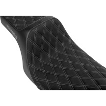 Asiento High Noon — Asiento biplaza, negro, diamante plateado, 31 in, 12 in, 6-1/2 in, 7 in