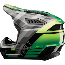 Fleet Camber Helmet — M, Gloss Black, Green, Gray, Fluorescent Green