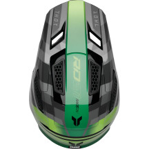 Fleet Camber Helmet — 2XL, Black/Gloss, Green, Gray
