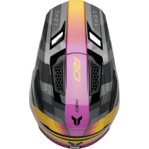 Fleet Camber Helmet — M, Black Gloss, Gray, Pink, Yellow