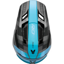 Fleet Camber Helmet — M, Black, Blue, Gray, Teal, Gloss