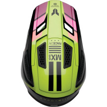 Fleet Defy Helmet — S, Adult, MX, Green, Black, Acid, Black