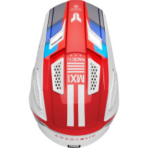Fleet Defy Helmet — M, White, Red, Blue