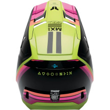 Youth Fleet Defy Helmet — Youth, M, Gloss Black, Orange, Pink, Fluorescent Yellow