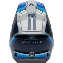 Youth Fleet Defy Helmet — Youth, S, Gray/Blue/Black