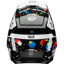 Youth Fleet Splat Helmet — Youth, M, Black, Blue, Red, White, Yellow