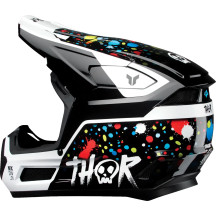 Youth Fleet Splat Helmet — Youth, MX, L, Black, Blue, Red, White, Yellow