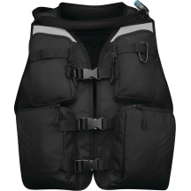 Chaleco utilitario Tracker — Negro, S/M/L