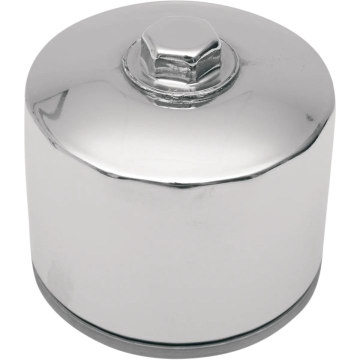Magnetic Ring Oil Filter — Spin-On, Chrome